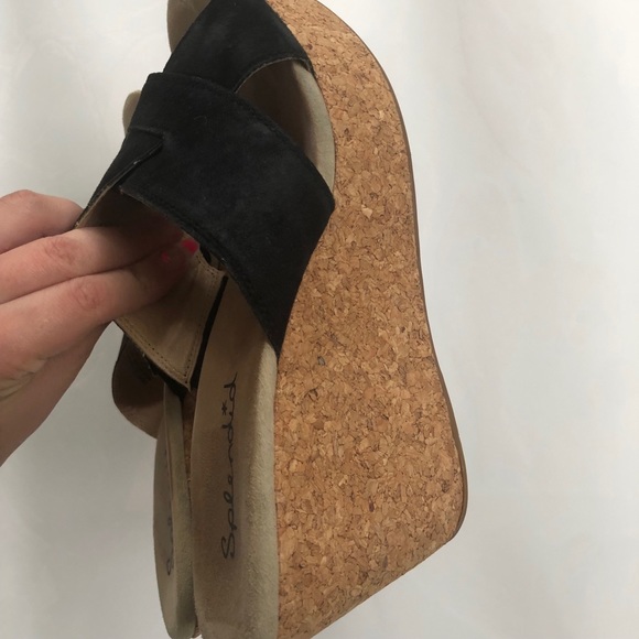 Splendid cork wedge shoes - Picture 3 of 3